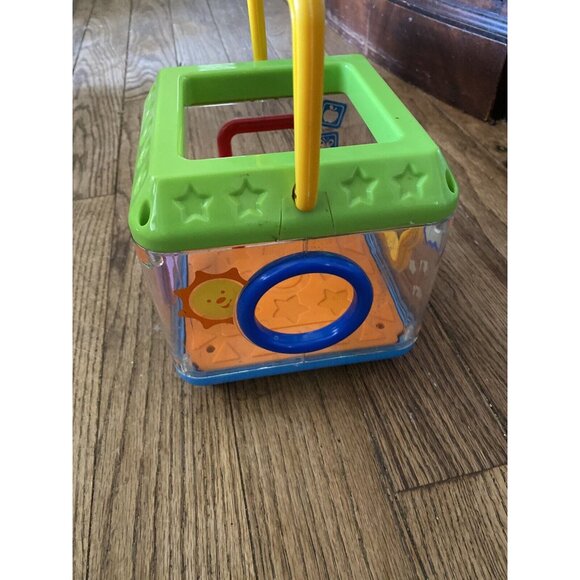 Fisher Price Peek A Boo Block Shape Sorter Baby Musical Sounds Cube FOR REPAIR - Picture 4 of 12